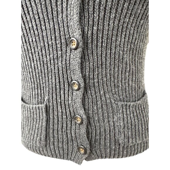 Brandy Melville Womens Ribbed Knit Button-Up Vest S - Picture 6 of 10